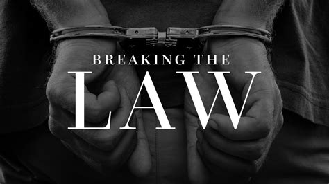 consequence of breaking a law figgerits|A consequence after breaking a law .